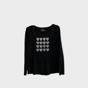 NWT CHARTER CLUB 100% COTTON SWEATER  SIZE L COLOR BLACK